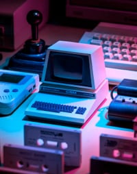 image of retro PCs